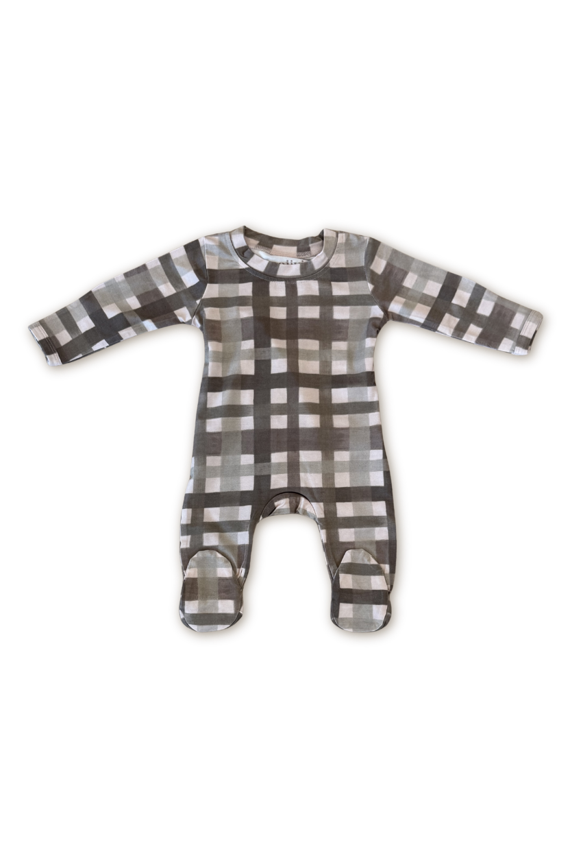 Footie - Plaid