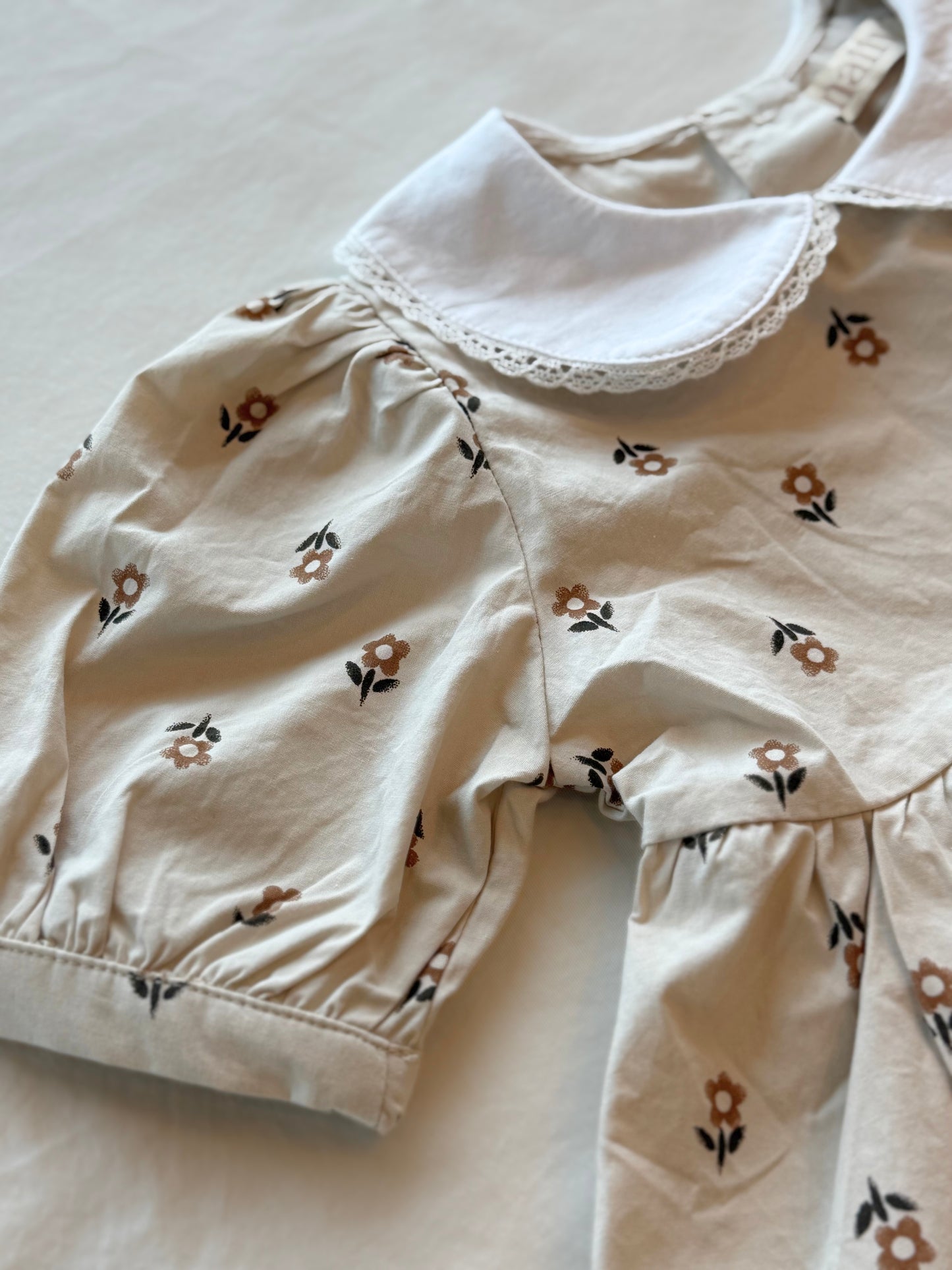vanilla 'tiny bloom' dress
