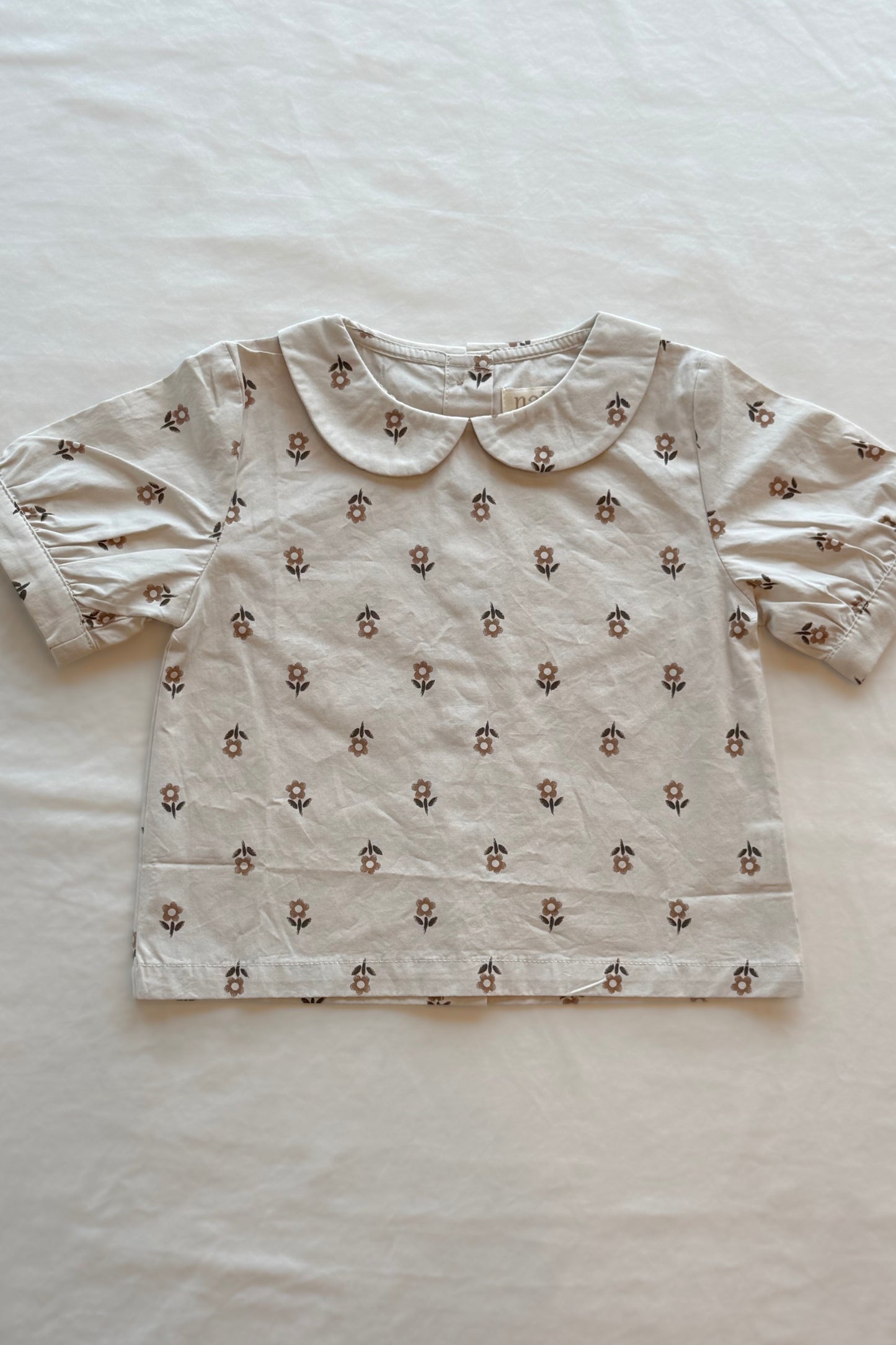 vanilla 'tiny bloom' blouse