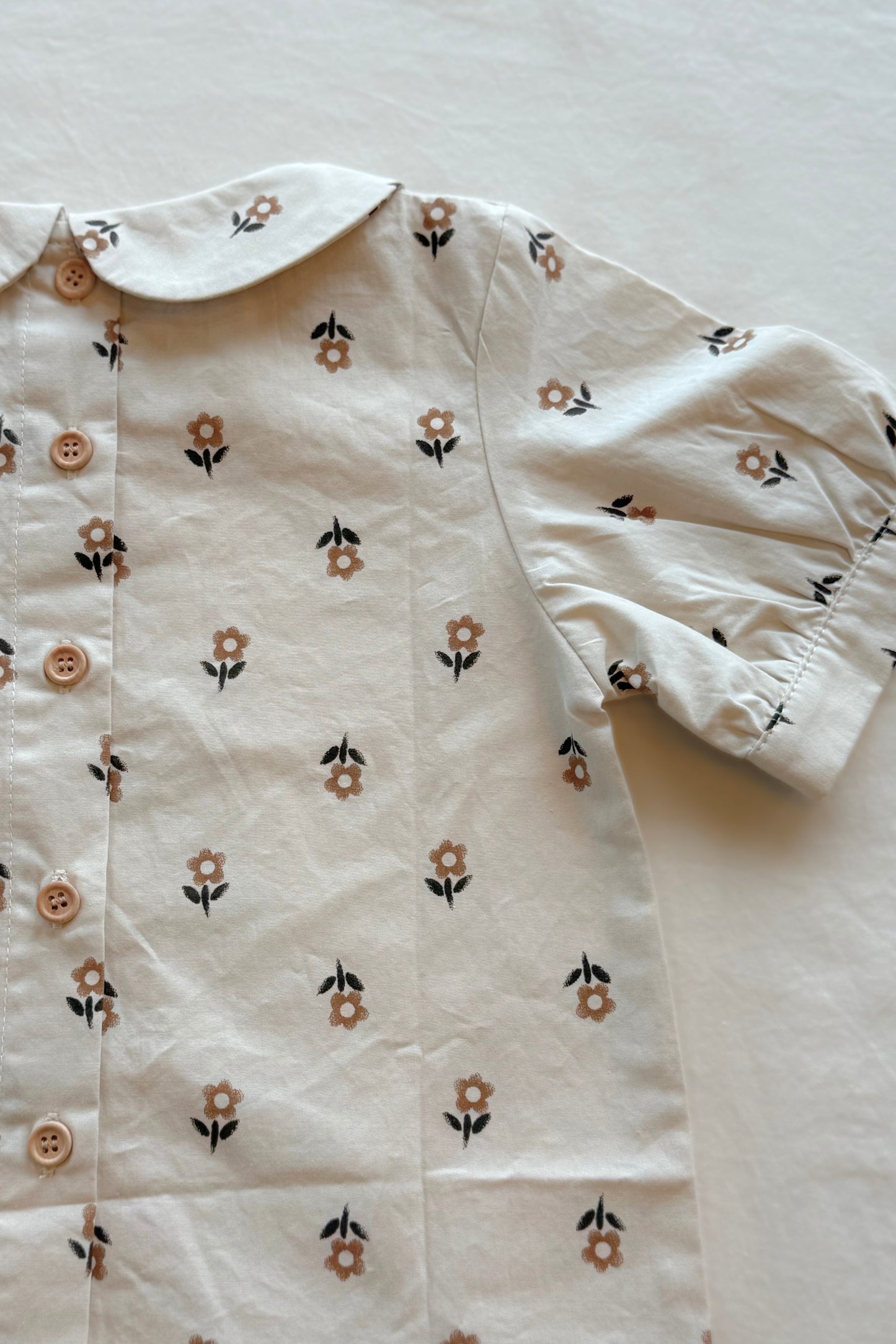 vanilla 'tiny bloom' blouse