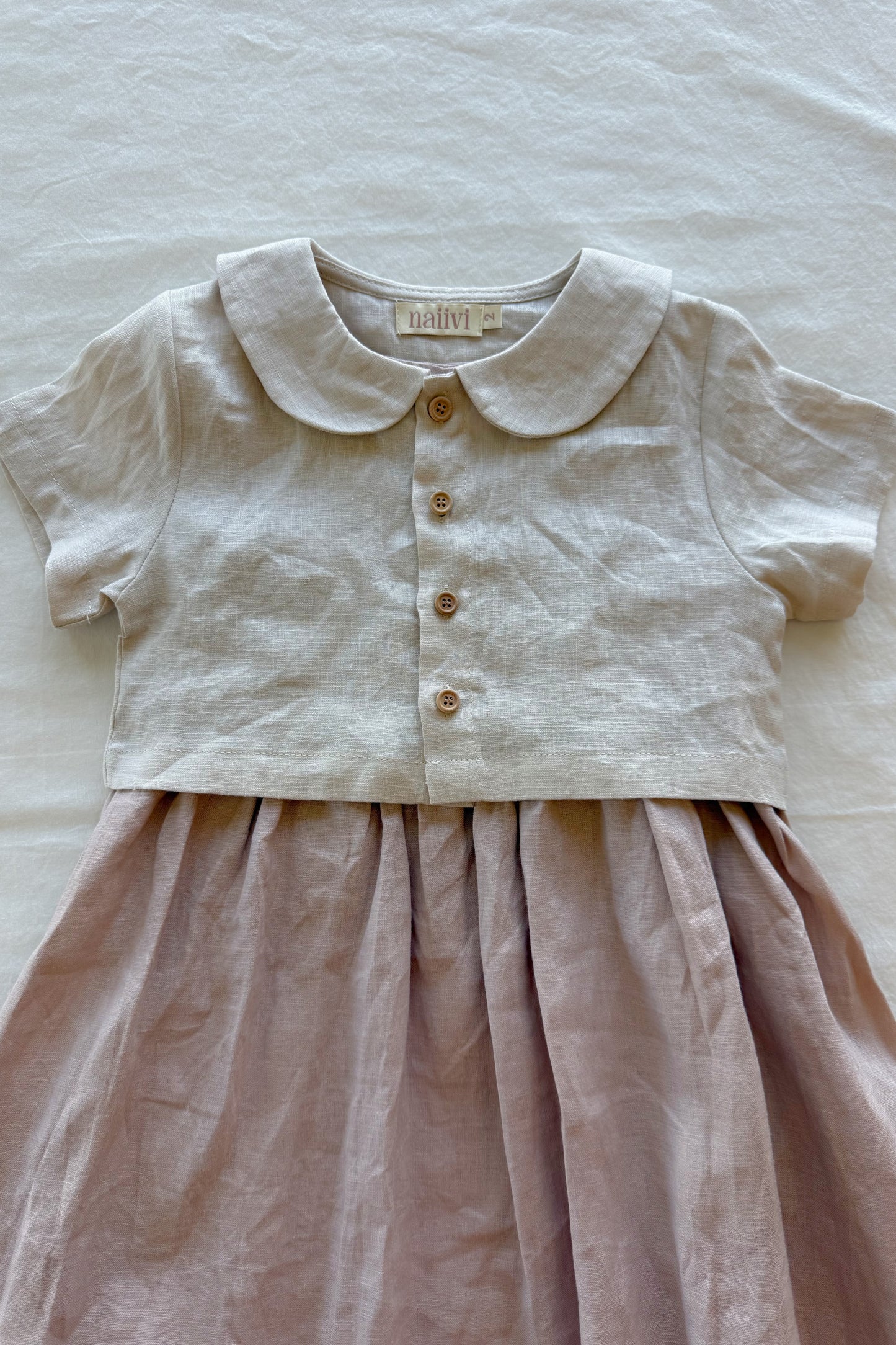 cropped blouse - gardenia