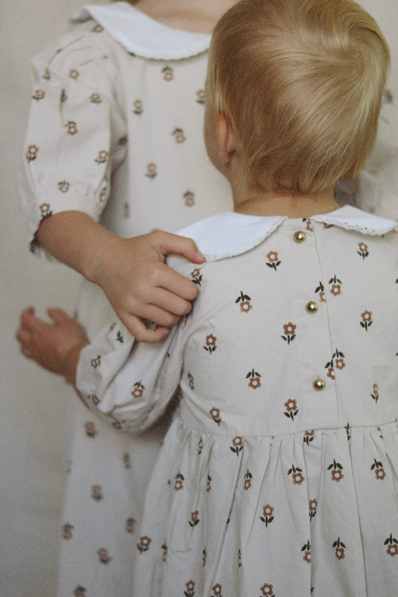 vanilla 'tiny bloom' dress