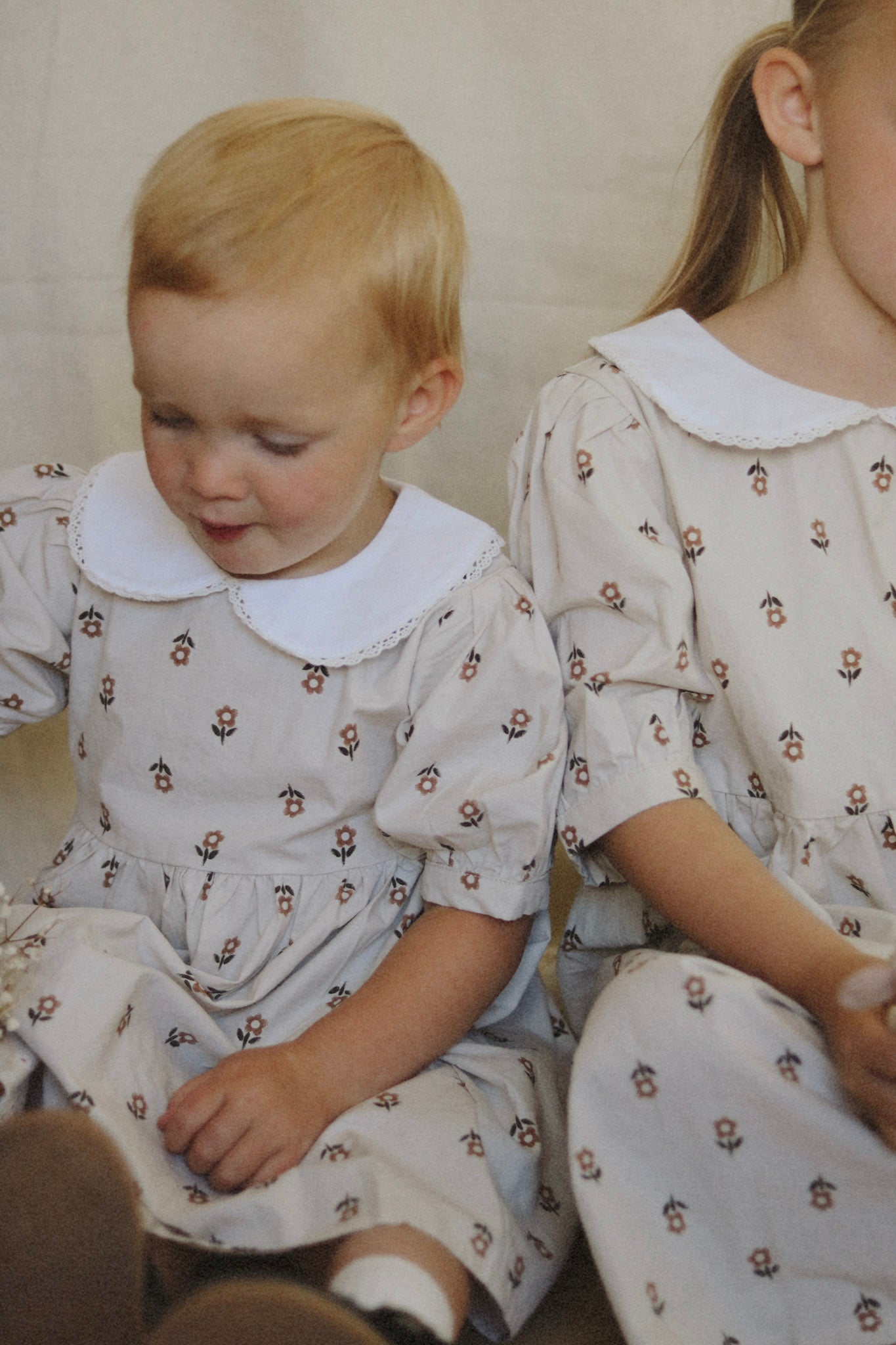 vanilla 'tiny bloom' dress