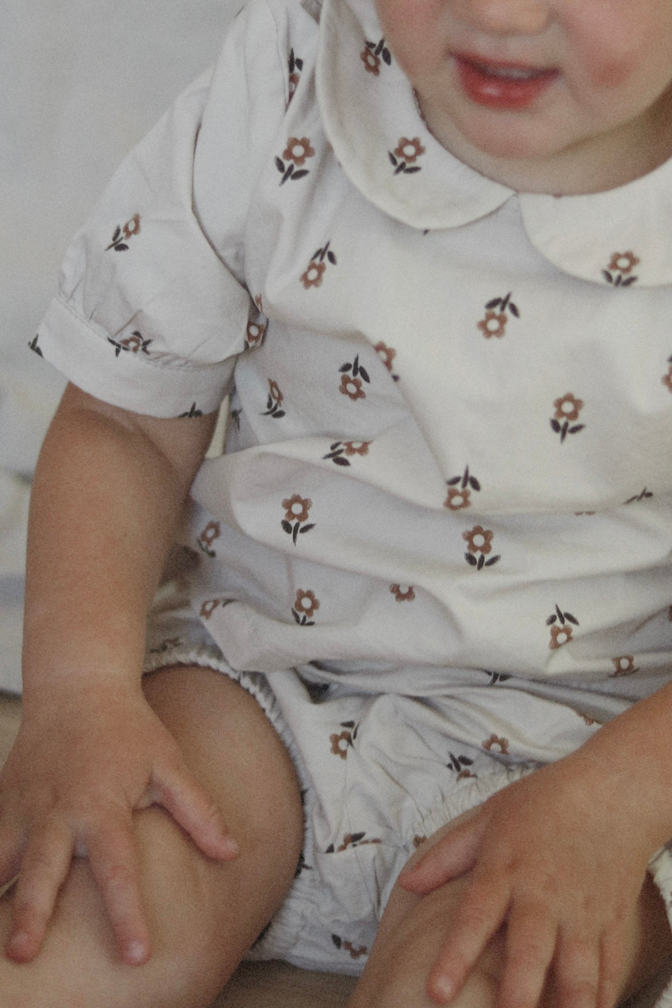 vanilla 'tiny bloom' blouse