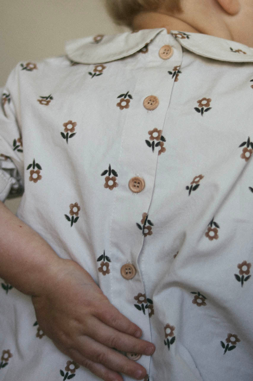 vanilla 'tiny bloom' blouse
