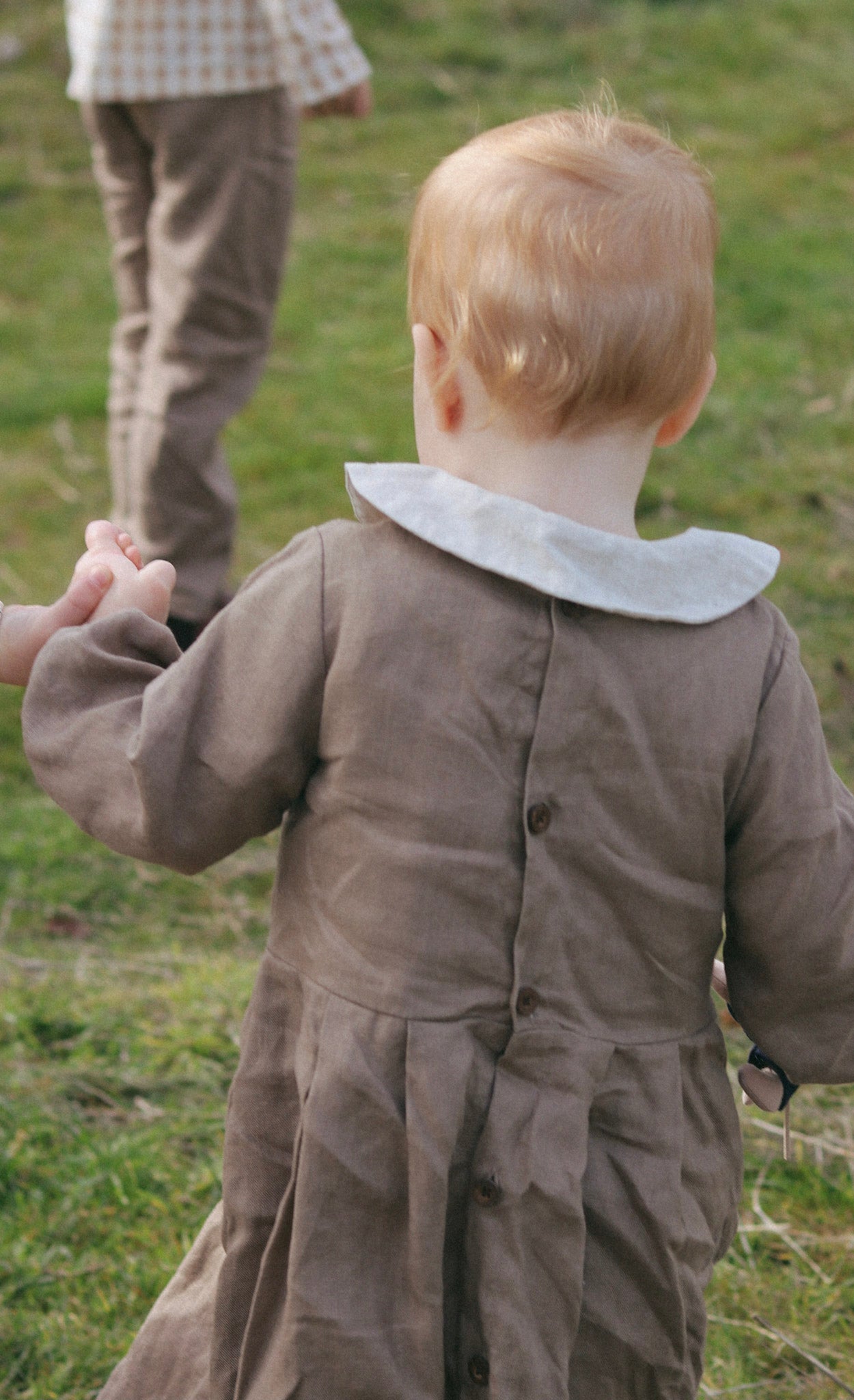 linen dress - cocoa