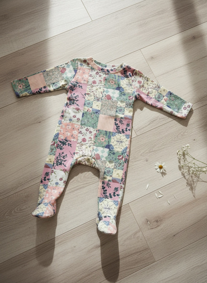 Cottage Quilt Footie