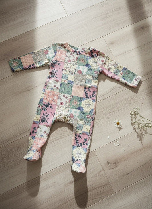 Cottage Quilt Footie