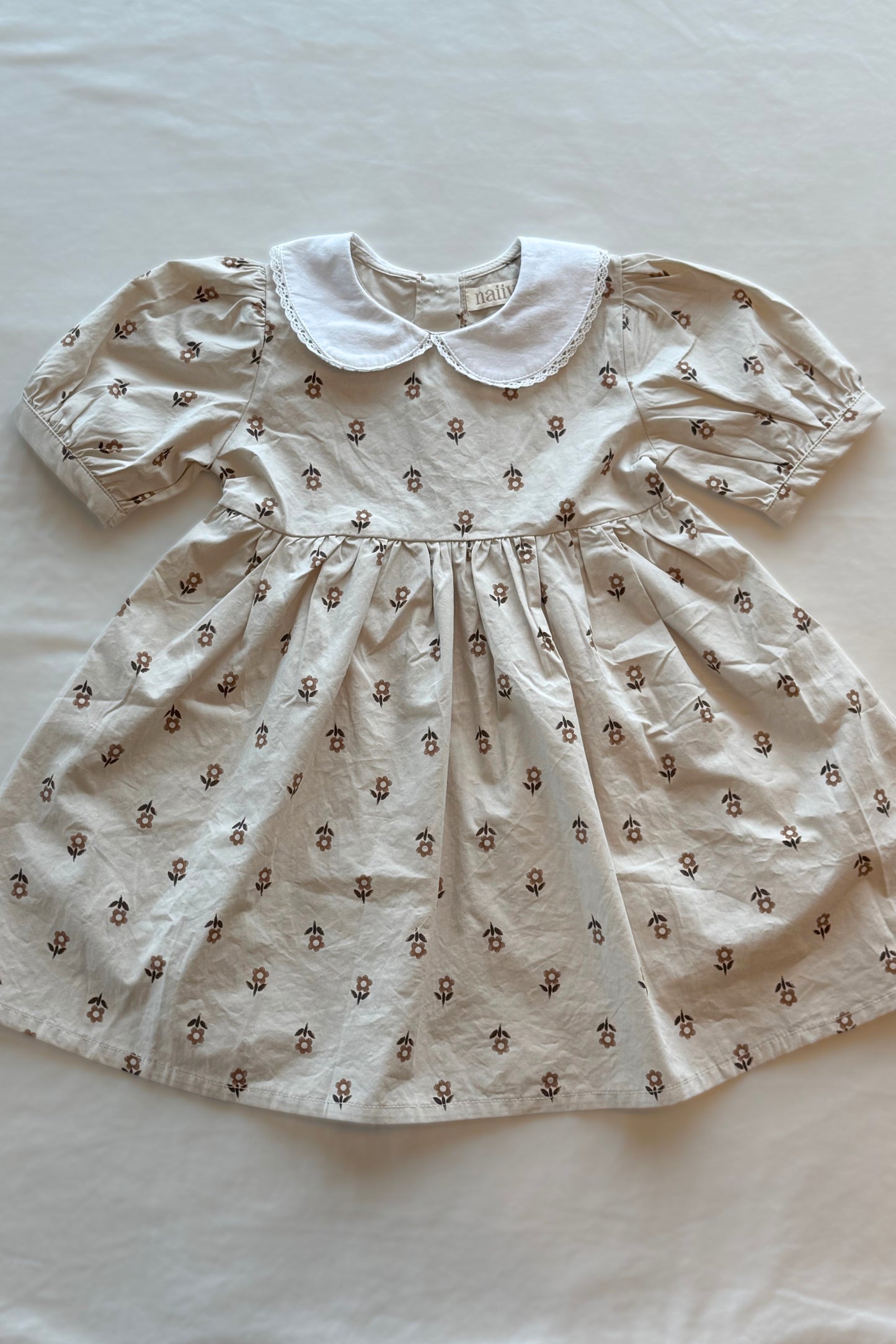 vanilla 'tiny bloom' dress
