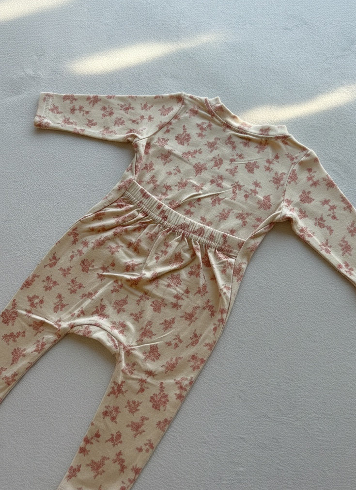 Rose Toile Romper